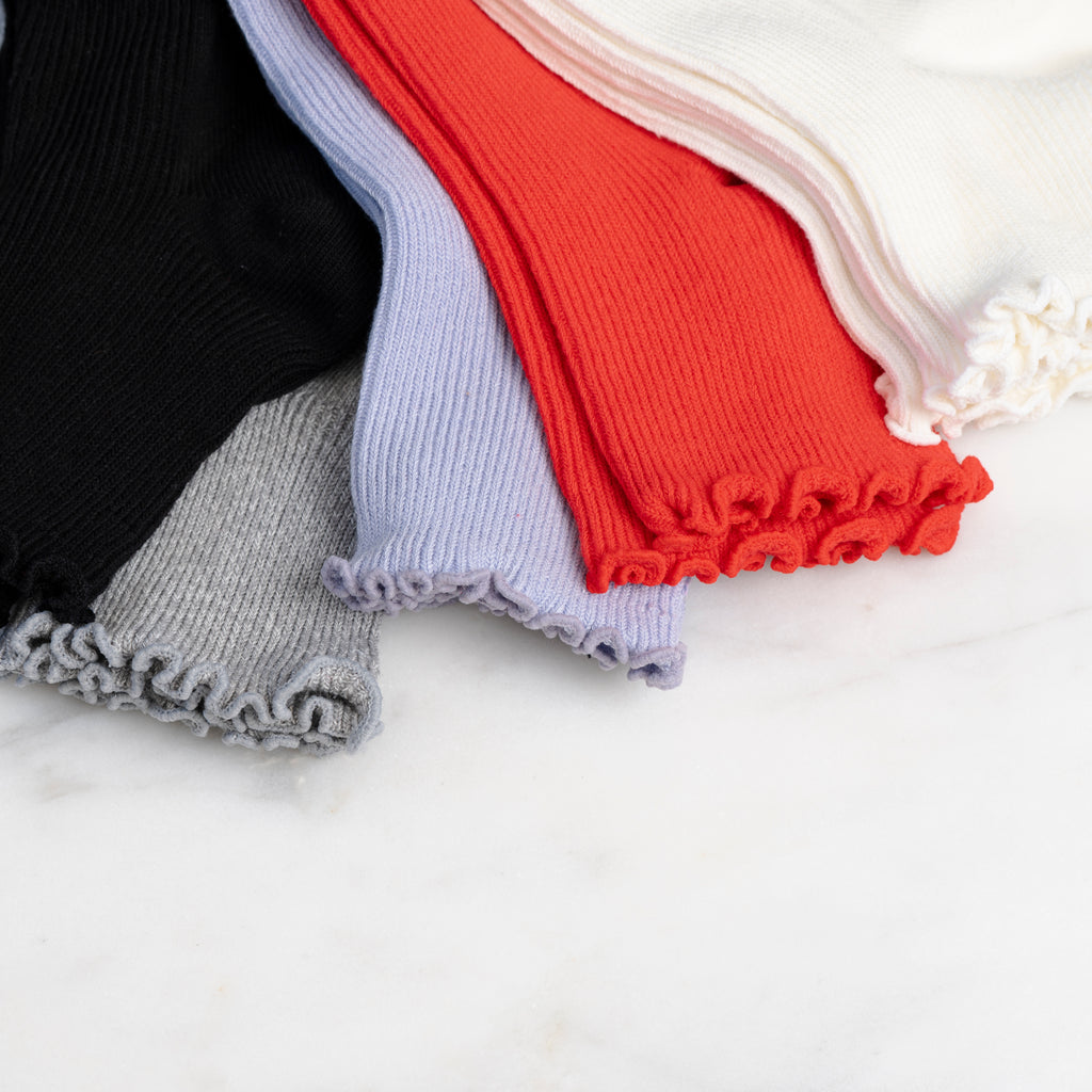 Baggu Lettuce Edge Socks Color Variety at Golden Rule Gallery