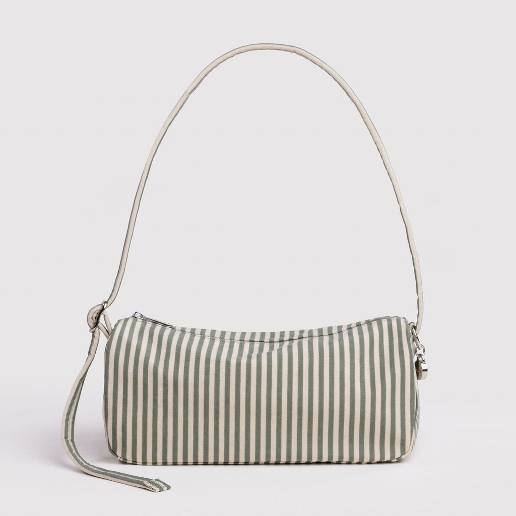 Nylon Loaf Bag in Sage Stripe by Baggu