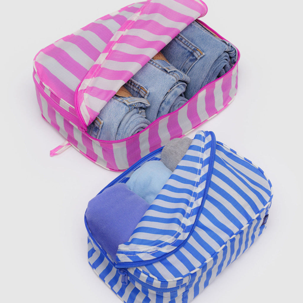 Baggu Packing Cube Set in Colorful Stripes at Golden Rule Gallery
