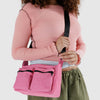 Baggu Pink Medium Cargo Crossbody Bag at Golden Rule Gallery