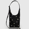 Baggu Small Nylon Sling Black with Stars at Golden Rule Gallery