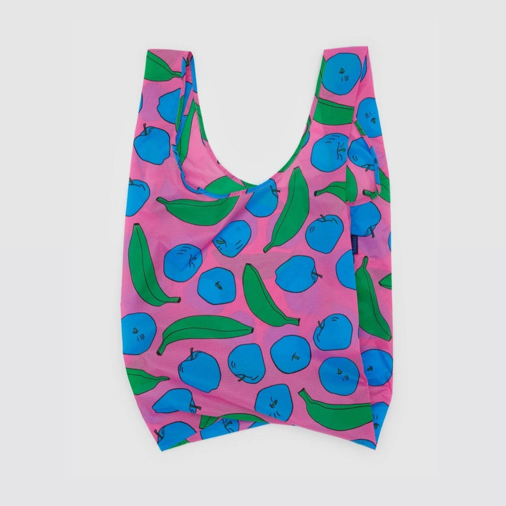 Bananas and Apples Bright Color Baggu Big Reusable Tote Bag at Golden Rule Gallery