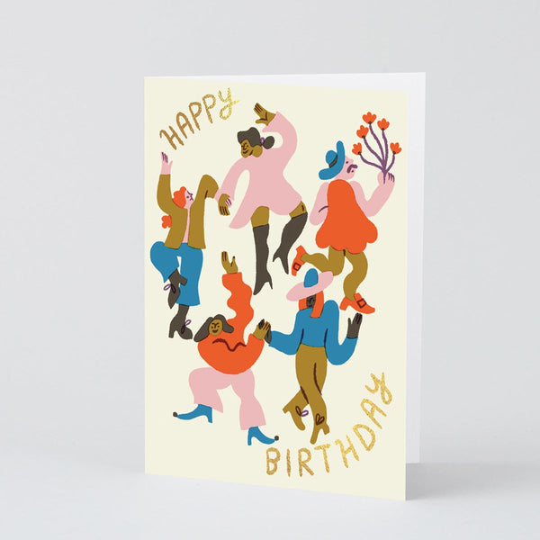 Happy Birthday Dancers Card