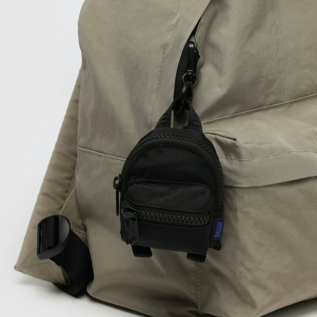 Black Baggu Backpack Charm at Golden Rule Gallery