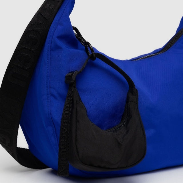 Black Baggu Crescent Tiny Zipper Bag Charm at Golden Rule Gallery in Excelsior, Minnesota