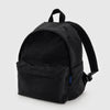 Black Baggu Medium Nylon Backpack With Exterior Pocket Zipclosure at Golden Rule Gallery