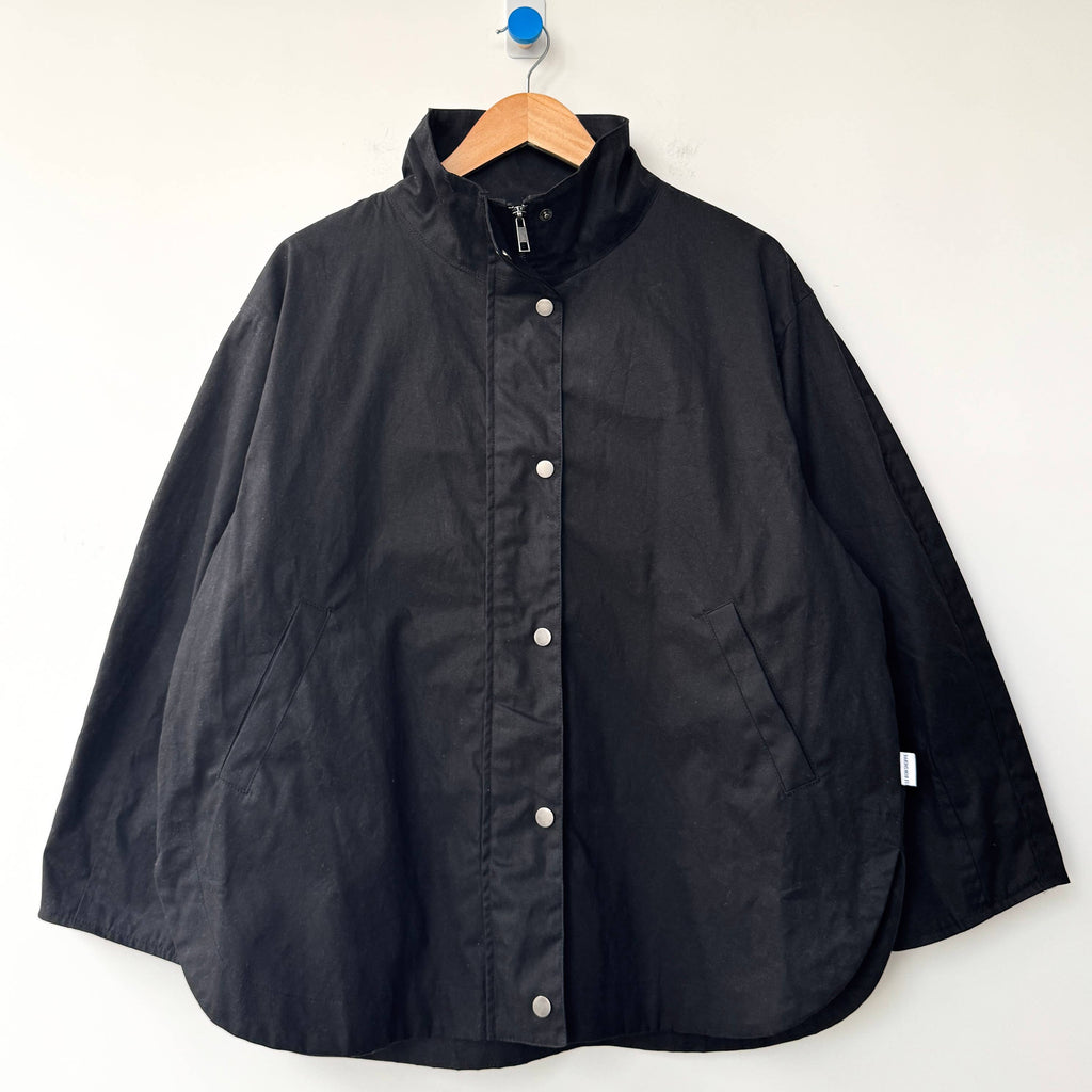Black Blair Waxed Cotton Jacket