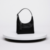 Black Leather Mini Baggu Bag Available at Golden Rule Gallery in Excelsior, MInnesota