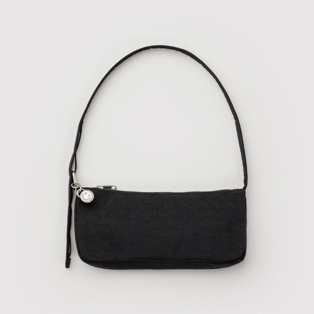 Black Nylon Baggu Pochette Shoulder Bag at Golden Rule Gallery