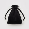 Black Pleated Baggu Drawstring Bag at Golden Rule Gallery