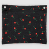 Black and Red Painted Wildflower Cloud Carry On Bag Folds into Pouch by Baggu at Golden Rule Gallery
