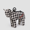 Black and White Gingham Baggu Horse Bag Charm at Golden Rule Gallery