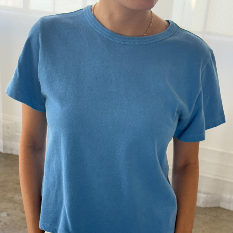 Blue Baby Tee Shirt Golden Rule Gallery