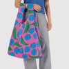 Blue Bananas and Apples Baggu Big Reusable Tote Bag at Golden Rule Gallery