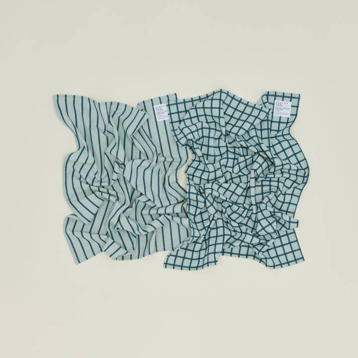 Sky Peacock dish Towel Set at Golden Rule Gallery