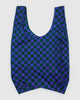 Blue and Green Checkered Big Baggu Tote Bag at Golden Rule Gallery