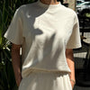 Boxy Layering Tee Natural at Golden Rule Gallery