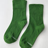 Avocado Green Breezy Sneaker Socks by Le Bon Shoppe