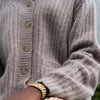 Buttoned Cashmere Cardigan by Hansel from Basel at Golden Rule Gallery