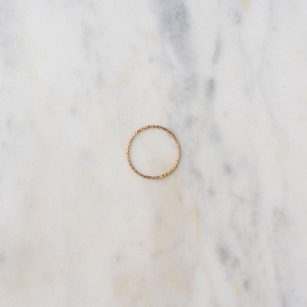 Gold Stacking Ring