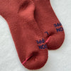 Brick Red Thick Winter Socks at Golden Rule Gallery