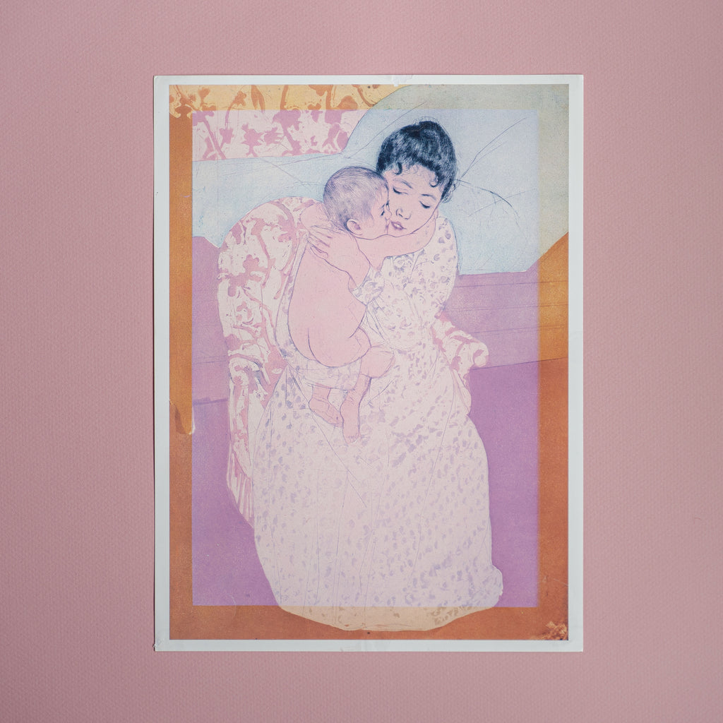 Maternal Caress Art Print Cassatt