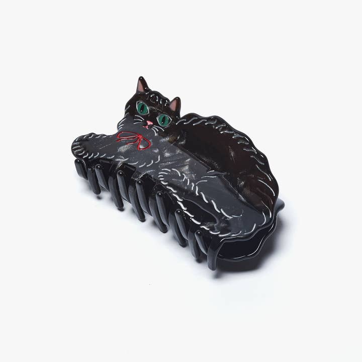 Black Cat Hair Claw Clips at Golden Rule Gallery