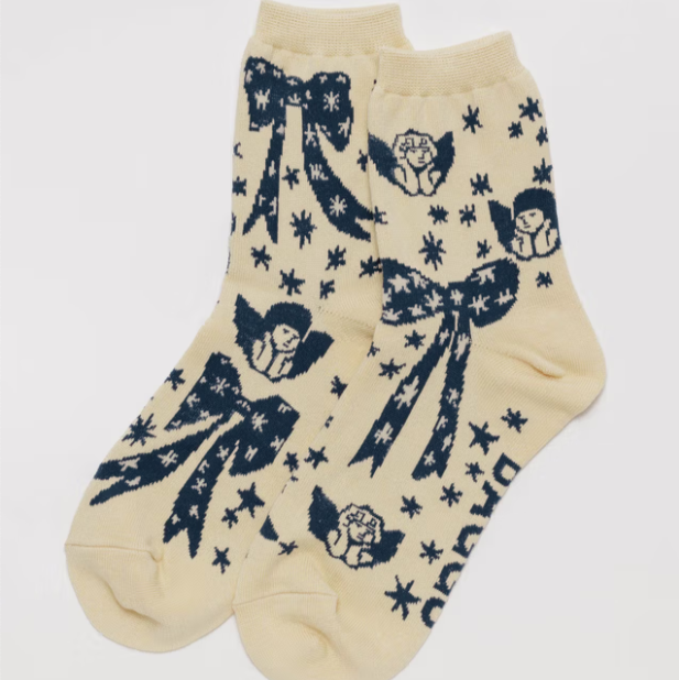 Cherub Patterned Socks by Baggu