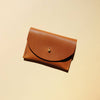 Chestnut Brown Leather Card Holder