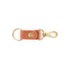 Primecut Cognac Leather Keychain