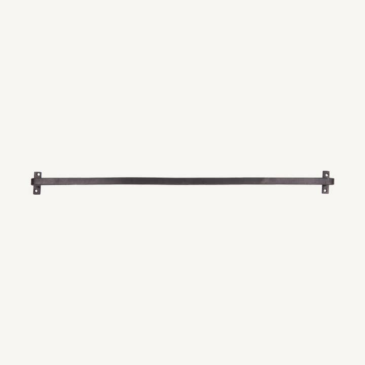 Minimalist Black Iron Towel Rack