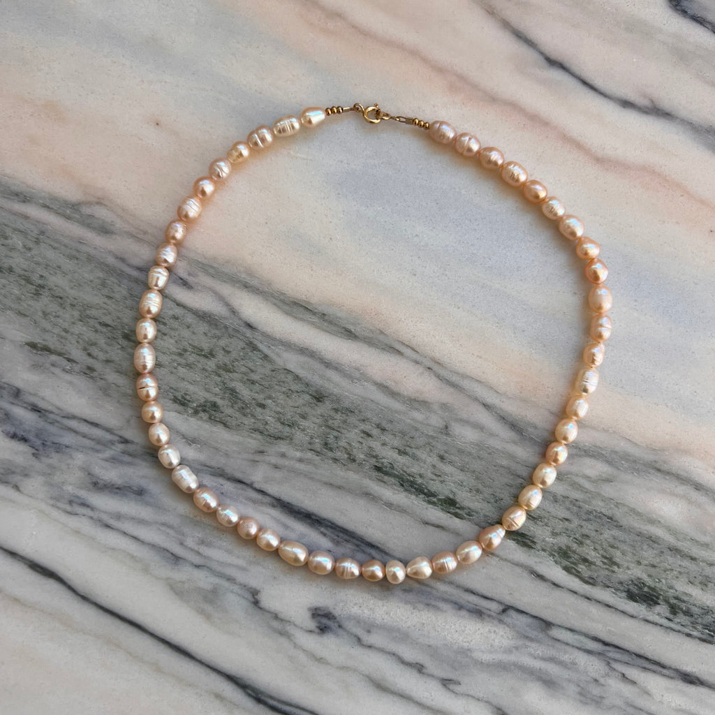 Classic Pearl Necklace Locally Made in Minnesota