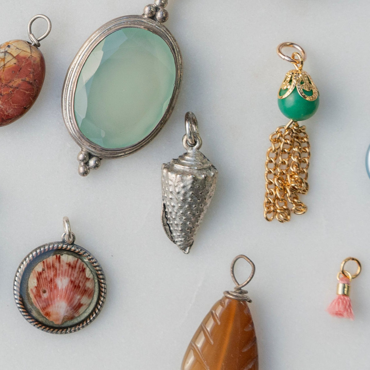 Sea Shell Charms – GOLDEN RULE GALLERY
