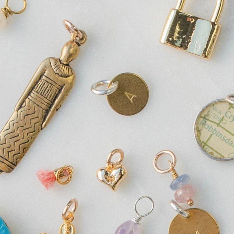 Custom Initial Charms at Golden Rule Gallery