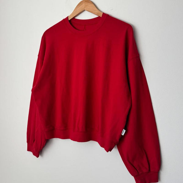 Cali Jersey Sweatshirt in Chili Red at Golden Rule Gallery
