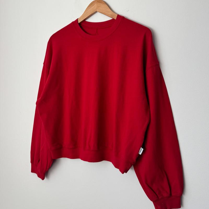 Cali Jersey Sweatshirt in Chili Red at Golden Rule Gallery
