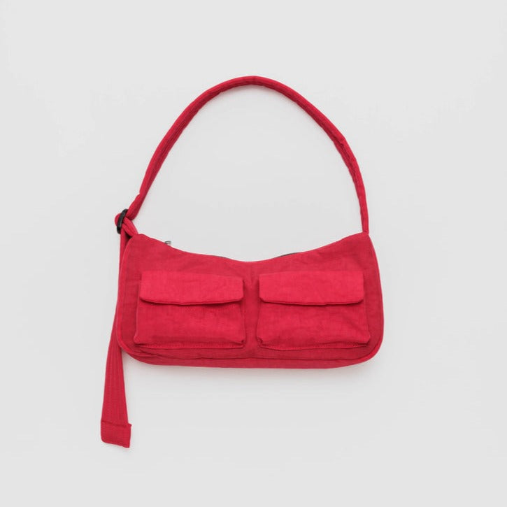 Candy Apple Red Baggu Cargo Shoulder Bag at Golden Rule Gallery