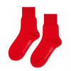 Candy Apple Red Trouser Socks by Hansel from Basel Golden Rule Gallery