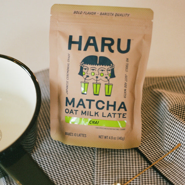 Matcha Oat Milk Latte Chai Powder by Haru at Golden Rule Gallery