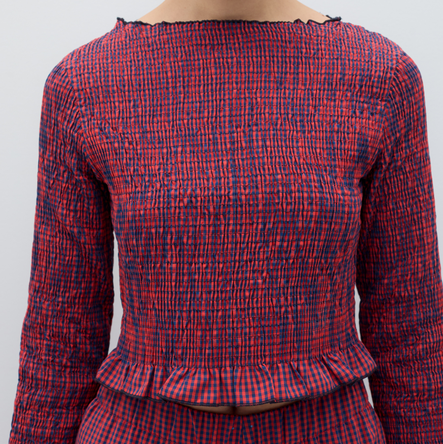 Rita Row Olga Top in Checkered