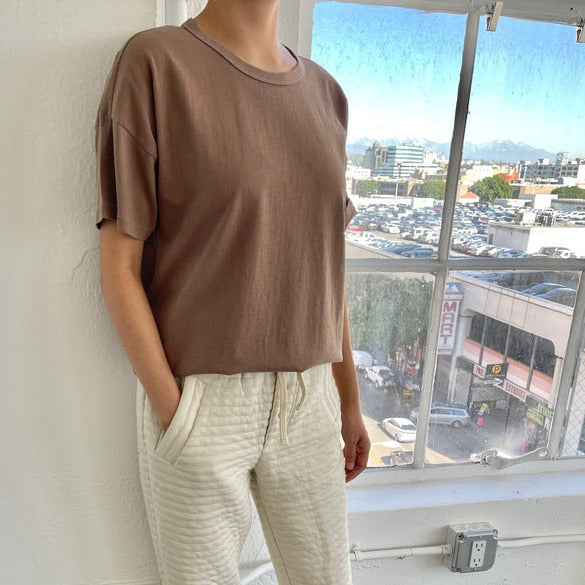 Chocolate Brown Every Day Her Tee Shirt at Golden Rule Gallery