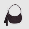 Chocolate Plum Small Nylon Crescent Bag By Baggu at Golden Rule Gallery