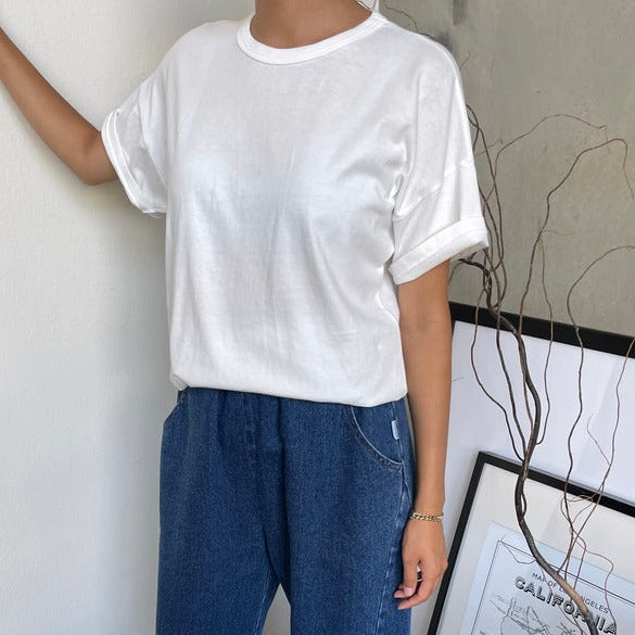 Classic White Relaxed Tee at Golden Rule Gallery