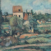 Close Up of Vintage Cezanne Landscape Art Print