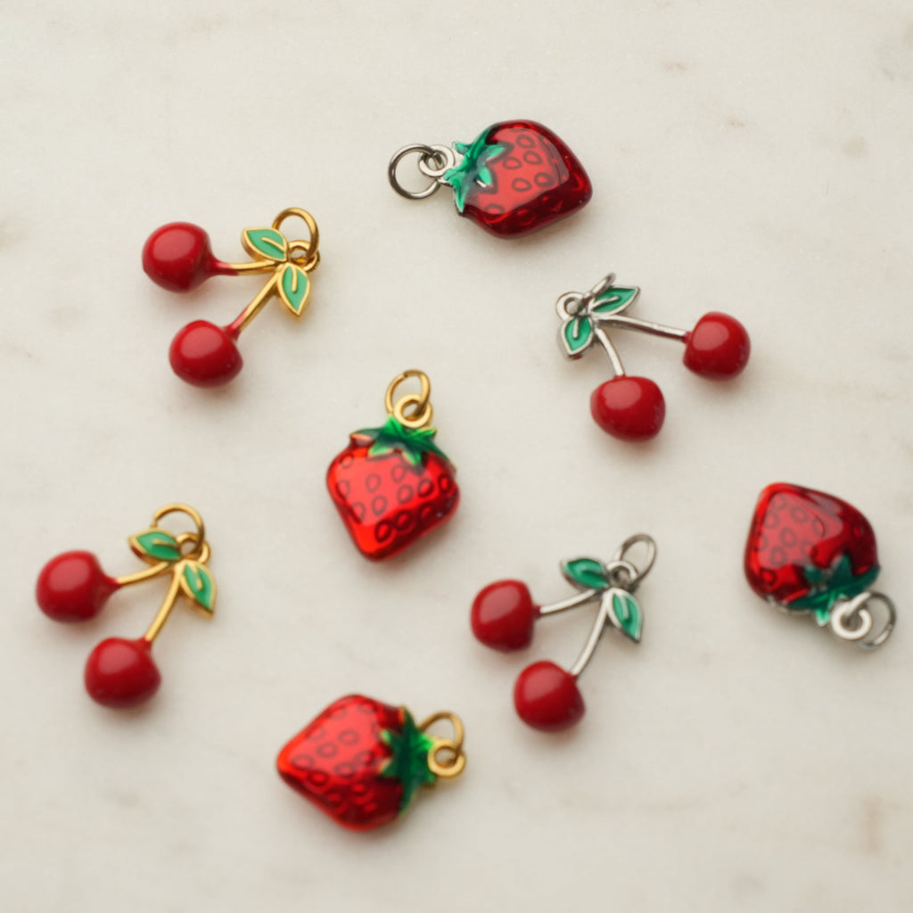 Colorful Fruit Charms for Jewelry 