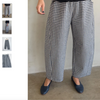 Gingham Pants in Navy by Le Bon Shoppe 