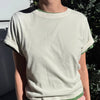 100% Cotton Cream Tee Shirt