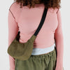 Crossbody Mini Baggu Crescent in Seaweed at Golden Rule Gallery
