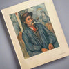 Vintage French Cézanne Portrait Art Print at Golden Rule Gallery in Excelsior, Minnesota