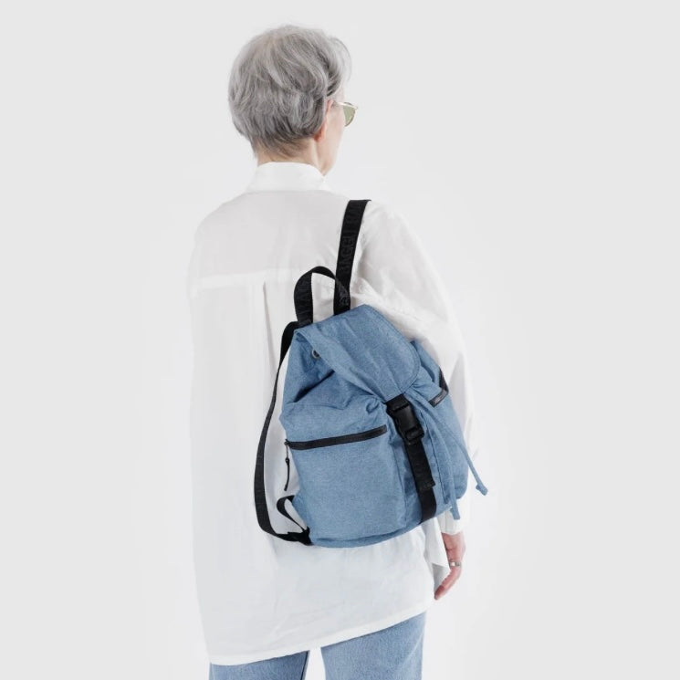 Baggu Sport Backpack In Digital Denim Blue 
